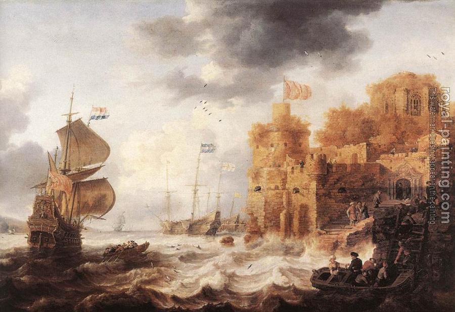 Bonaventura Peeters The Elder : An Oriental Harbour